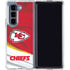 NFL Kansas City Chiefs Galaxy Z Fold5 5G Clear Case