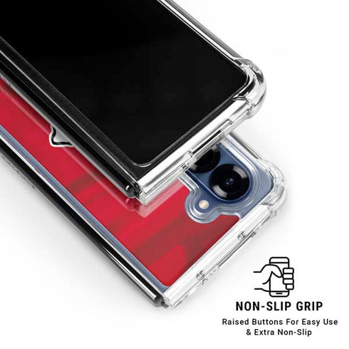 NFL Kansas City Chiefs Galaxy Z Fold7 Clear Case