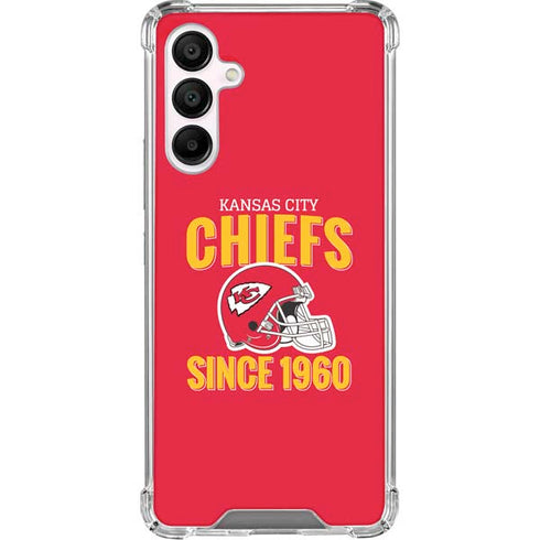 NFL Kansas City Chiefs Helmet Galaxy A16 5G Clear Case