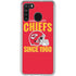 NFL Kansas City Chiefs Helmet Galaxy A21 Clear Case