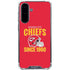 NFL Kansas City Chiefs Helmet Galaxy A36 5G Clear Case