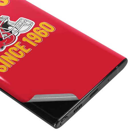 NFL Kansas City Chiefs Helmet Galaxy Note 10 Plus Skin