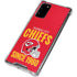 NFL Kansas City Chiefs Helmet Galaxy Note20 5G Clear Case
