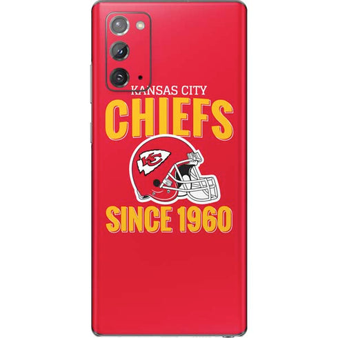 NFL Kansas City Chiefs Helmet Galaxy Note20 5G Skin
