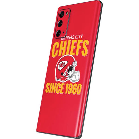 NFL Kansas City Chiefs Helmet Galaxy Note20 5G Skin