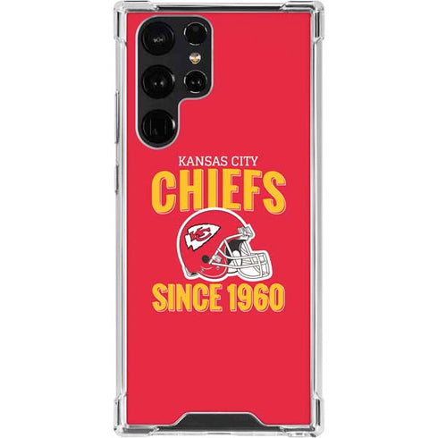 NFL Kansas City Chiefs Helmet Galaxy S23 Ultra Clear Case