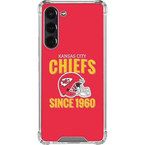 NFL Kansas City Chiefs Helmet Galaxy S24 FE Clear Case
