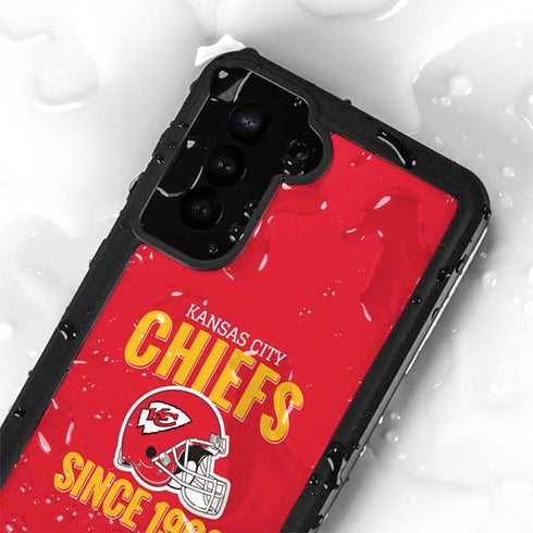 NFL Kansas City Chiefs Helmet Galaxy S24 Plus Waterproof Case
