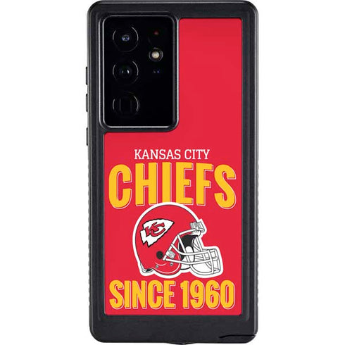 NFL Kansas City Chiefs Helmet Galaxy S24 Ultra Waterproof Case