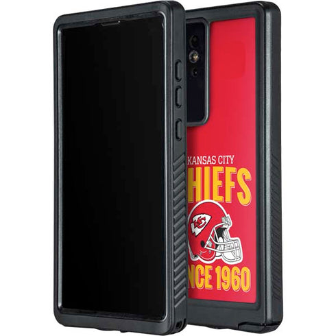 NFL Kansas City Chiefs Helmet Galaxy S24 Ultra Waterproof Case