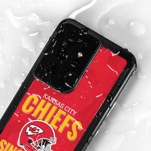 NFL Kansas City Chiefs Helmet Galaxy S24 Ultra Waterproof Case