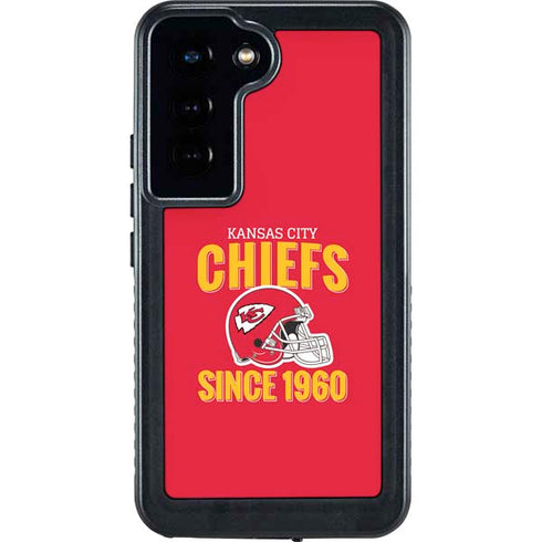 NFL Kansas City Chiefs Helmet Galaxy S24 Waterproof Case