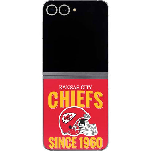 NFL Kansas City Chiefs Helmet Galaxy Z Flip6 Skin