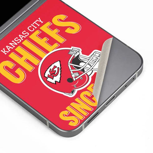 NFL Kansas City Chiefs Helmet Galaxy Z Flip6 Skin