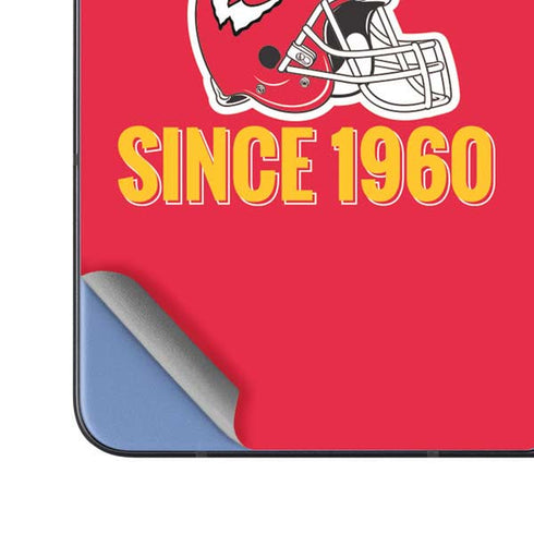NFL Kansas City Chiefs Helmet Galaxy Z Fold5 5G Skin