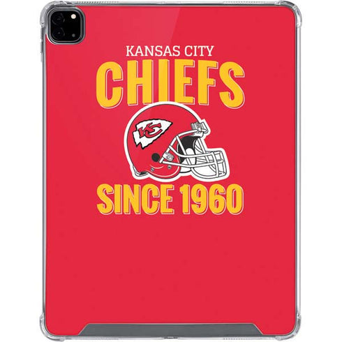 NFL Kansas City Chiefs Helmet iPad Pro 12.9in (2020) Clear Case