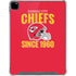 NFL Kansas City Chiefs Helmet iPad Pro 12.9in (2020) Clear Case