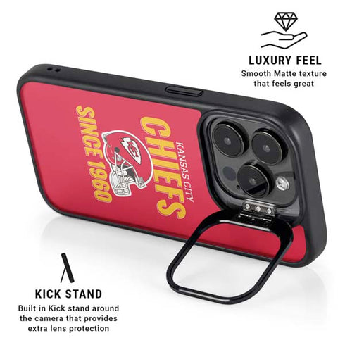 NFL Kansas City Chiefs Helmet iPhone 14 Pro Max Kickstand Case