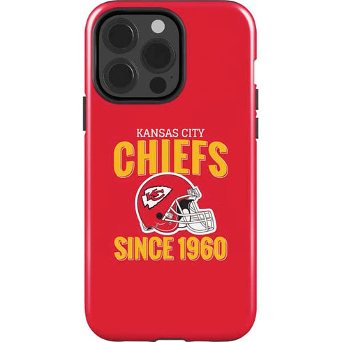 NFL Kansas City Chiefs Helmet iPhone 15 Pro Impact Case