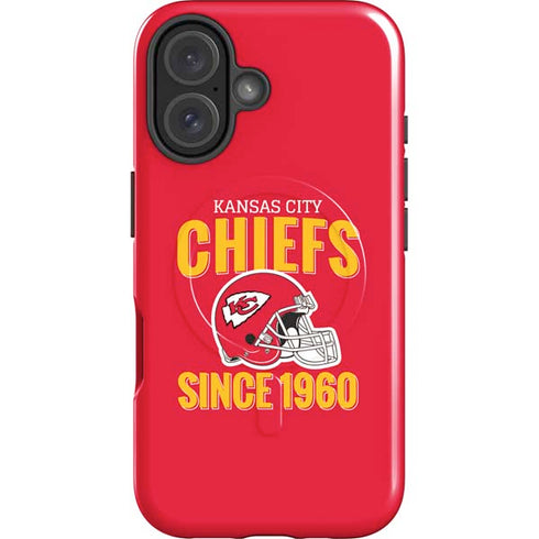 NFL Kansas City Chiefs Helmet iPhone 16 Magsafe Impact Case