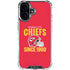 NFL Kansas City Chiefs Helmet iPhone 16 Plus Clear Case