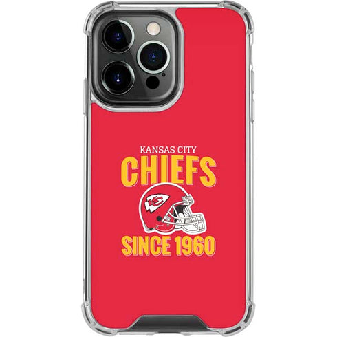 NFL Kansas City Chiefs Helmet iPhone 16 Pro Clear Case