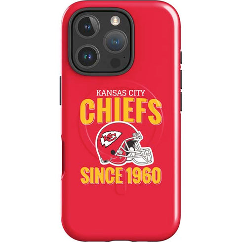 NFL Kansas City Chiefs Helmet iPhone 16 Pro Magsafe Impact Case
