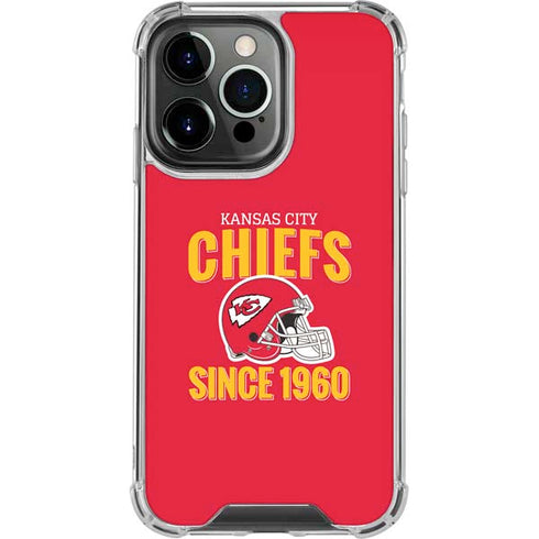 NFL Kansas City Chiefs Helmet iPhone 16 Pro Max Clear Case