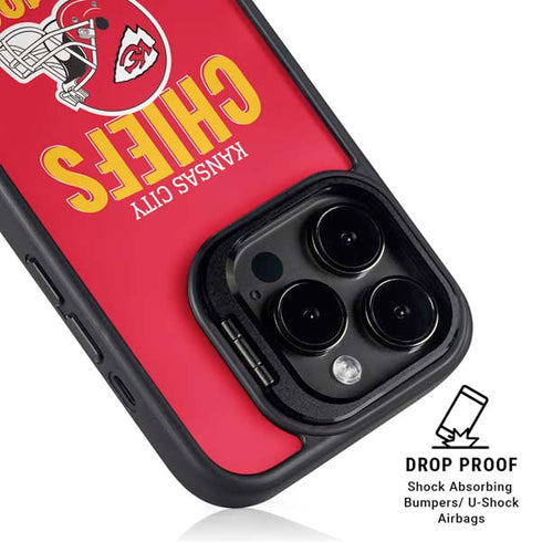NFL Kansas City Chiefs Helmet iPhone 16 Pro Max Kickstand Case