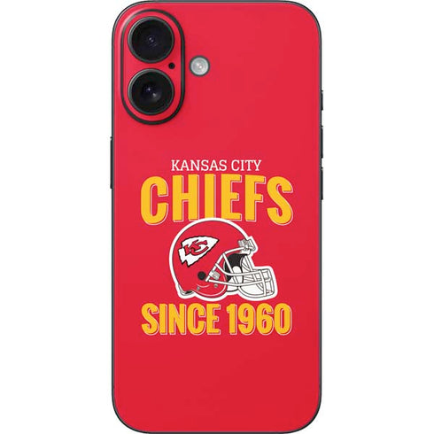 NFL Kansas City Chiefs Helmet iPhone 16 Skin