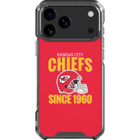 NFL Kansas City Chiefs Helmet iPhone 18 Pro Max Clear Case