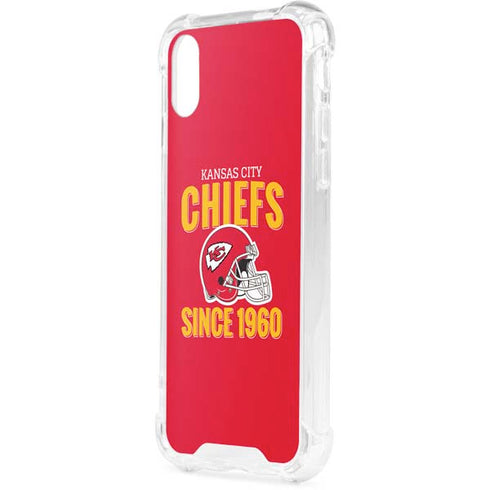 NFL Kansas City Chiefs Helmet iPhone XS Clear Case