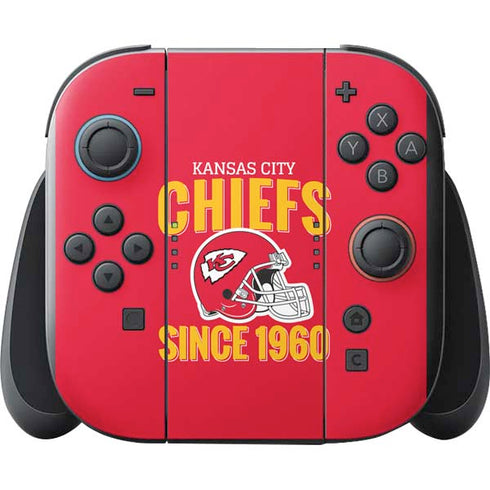 NFL Kansas City Chiefs Helmet Nintendo Switch 2 (2025) with Joy-Con Skin