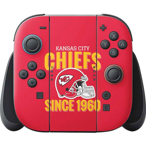 NFL Kansas City Chiefs Helmet Nintendo Switch 2 (2025) Joy-Con Controller Skin