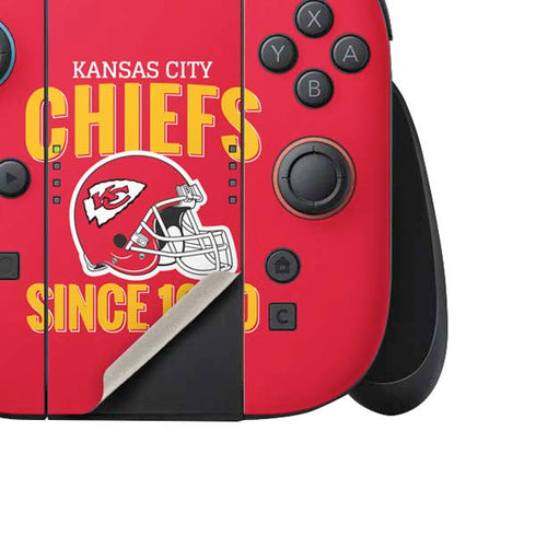 NFL Kansas City Chiefs Helmet Nintendo Switch 2 (2025) Joy-Con Controller Skin