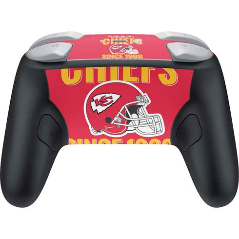 NFL Kansas City Chiefs Helmet Nintendo Switch 2 (2025) Pro Controller Skin