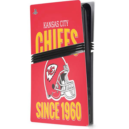 NFL Kansas City Chiefs Helmet PS5 Pro Console Skin