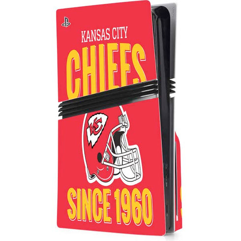 NFL Kansas City Chiefs Helmet PS5 Pro Disk Console Skin