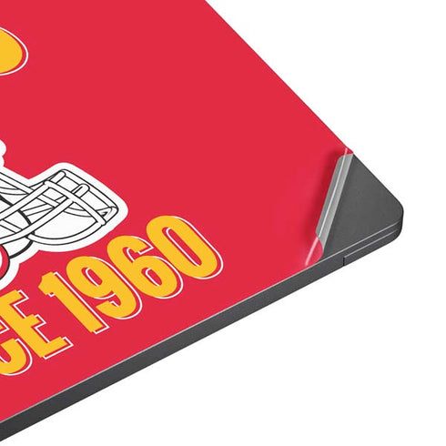 NFL Kansas City Chiefs Helmet Surface Laptop 7 13.8in Skin