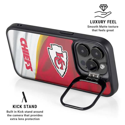 NFL Kansas City Chiefs iPhone 13 Pro Max Kickstand Case