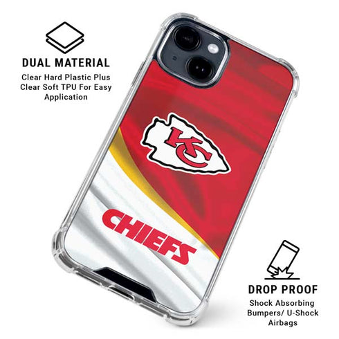 NFL Kansas City Chiefs iPhone 15 Clear Case