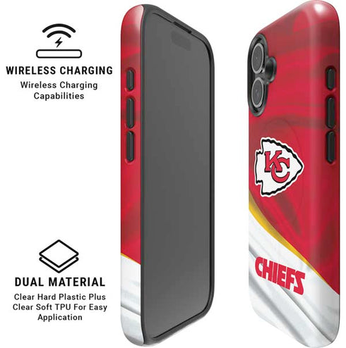NFL Kansas City Chiefs iPhone 16 Magsafe Impact Case