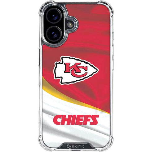 NFL Kansas City Chiefs iPhone 16 Plus Clear Case