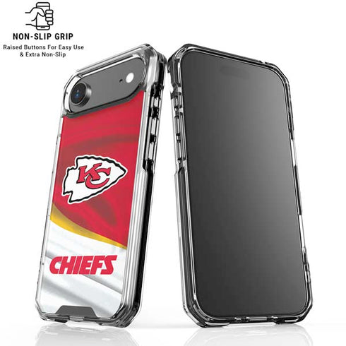 NFL Kansas City Chiefs iPhone 17 Air Clear Case