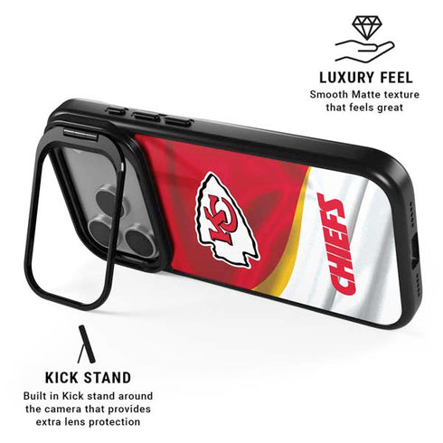 NFL Kansas City Chiefs iPhone 17 Pro Max Kickstand Case