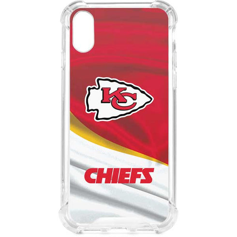 NFL Kansas City Chiefs iPhone XS Clear Case