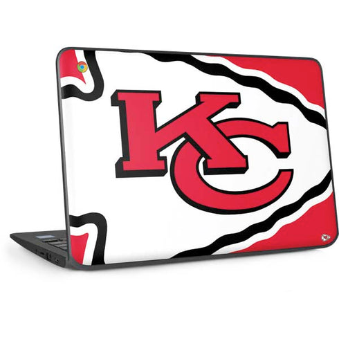 NFL Kansas City Chiefs Large Logo HP Chromebook Skin