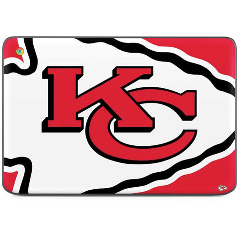 NFL Kansas City Chiefs Large Logo HP Chromebook Skin