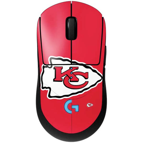 NFL Kansas City Chiefs Large Logo G Pro Wireless Gaming Mouse Skin