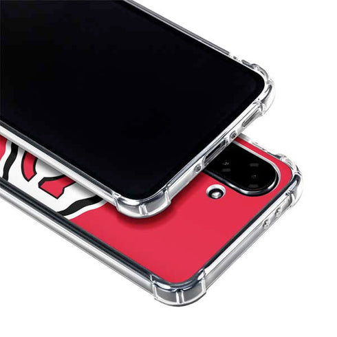 NFL Kansas City Chiefs Large Logo Galaxy A36 5G Clear Case